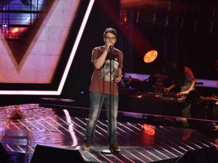 Ayke Witt von der Ostfalia bei The Voice of Germany. Foto: © ProSieben/ Claudius Pflug