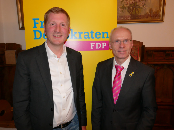 Jan-Christoph Oetjen war zu Gast in Peine. Foto: FDP