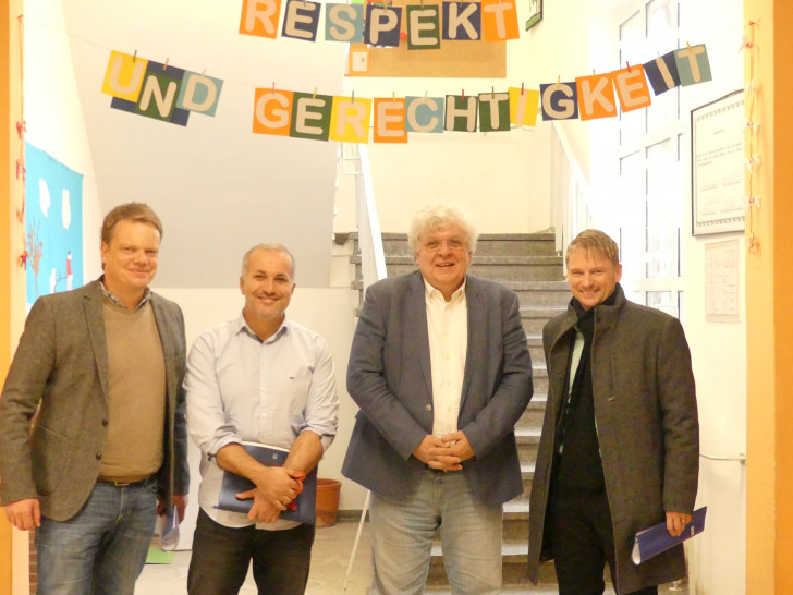 Christoph Bratmann, Cemalettin Karatas, Manfred Splittgerber und Stefan Klein. Foto: Wahlkreisbüro Christoph Bratmann