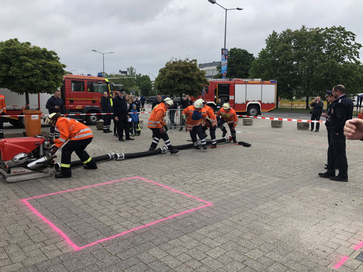 Leistungsüberprüfung der Feuerwehren. Foto: Stadt Salzgitter