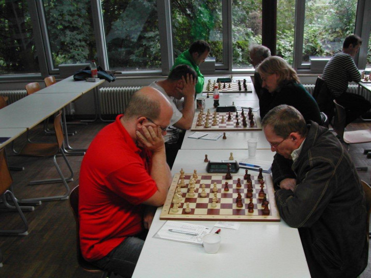 Impressionen aus der A-Gruppe beim Schach. Foto: Privat