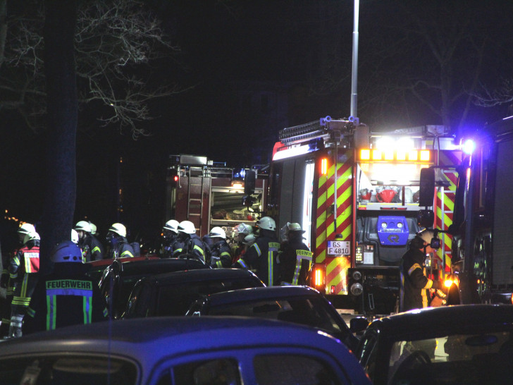 Die Kameraden der Goslarer Feuerwehr am Einsatzort. Foto: Feuerwehr