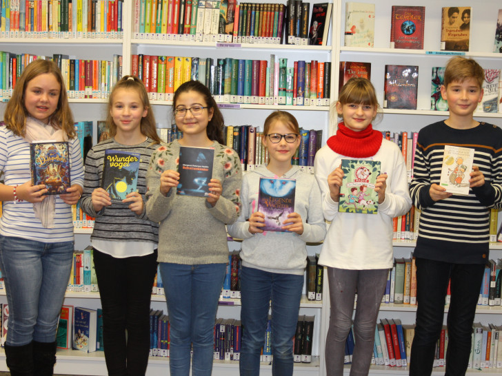 Die THG-Teilnehmer am Lesewettbewerb auf Schulebene. Fotos: THG