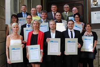 14 Betriebswirte, darunter vier aus Braunschweig, haben erfolgreich ihre Prüfung vor der Handwerkskammer in Braunschweig abgelegt. Foto: Privat