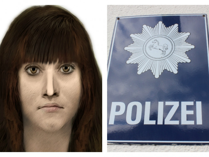 Mit diesem Phantombild sucht die Polizei nach der Handtaschenräuberin. Fotos: Polizei/Anke Donner