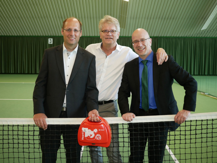 v.l.n.r. Jens Reinicke, Dr. Uwe Gremmler, Stefan Honrath. Foto: Alexander Panknin