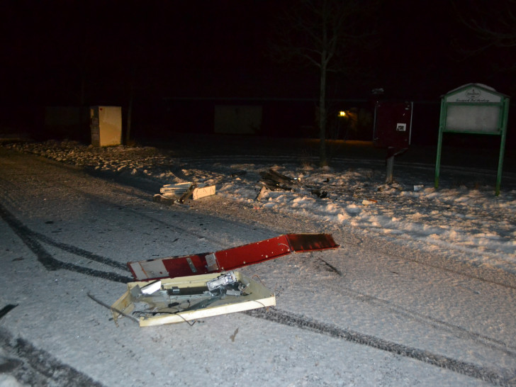 Wieder wurde in Bad Harzburg ein Zigarettenautomat gesprengt. Foto: Polizei 