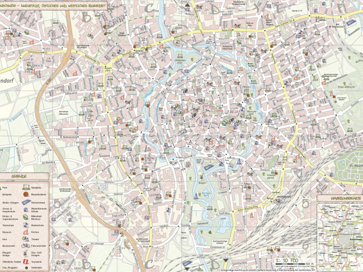 Kinderstadtplan der Stadt Braunschweig, Quelle: Stadt Braunschweig