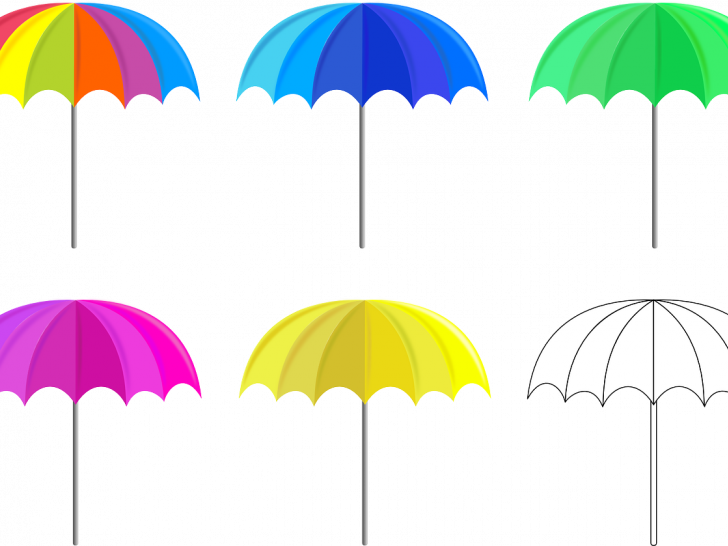 Kundgebungsteilnehmer sollen bunte Regenschirme mitbringen und aufspannen. Symbolfoto: Pixabay