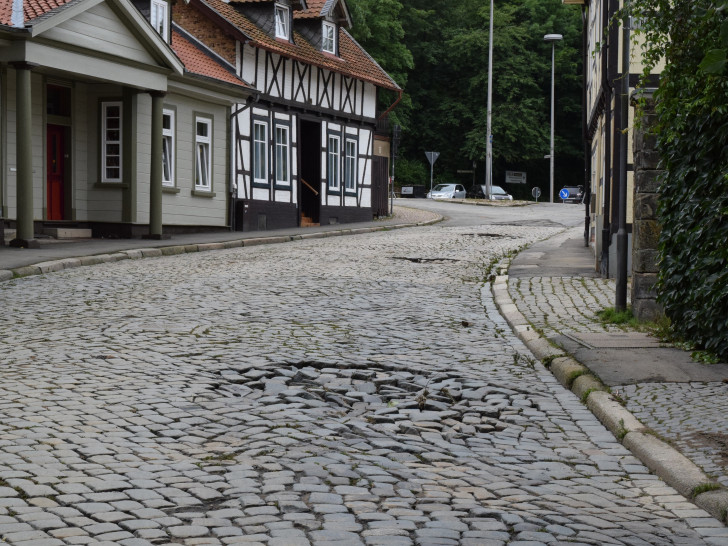 In der Bergstraße werden bis zum 6. Oktober Bauarbeiten durchgeführt. Foto: Stadt Goslar