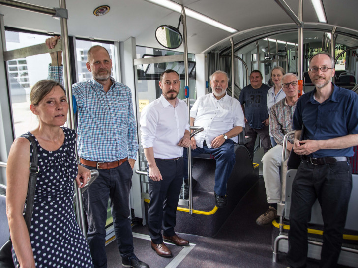 Probefahrt um Watenstedt mit dem Sileo S18 Gelenkbus. Fotos: Rudolf Karliczek