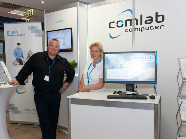 Das Wolfenbütteler Systemhaus Comlab Computer GmbH war auf der diesjährigen Fachmesse „Tarox Inside 2015“ in Dortmund vertreten. Fotos: privat