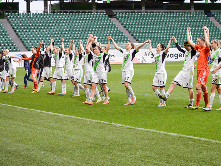 Können die Wölfinnen im DFB-Pokal wieder jubeln? Foto: Sabrina Wagner