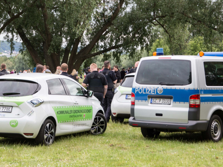 Auch der städtische Ordnungsdienst war im Einsatz.