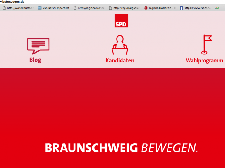 Ab sofort ist der SPD-Wahl-Blog ‚BSBewegen.de’ online“. Foto: Anke Donner 