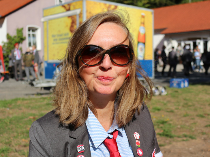 Bettina Kiehne-Weinreich ist zur Volkskommissarin gewählt. Foto: Die Partei