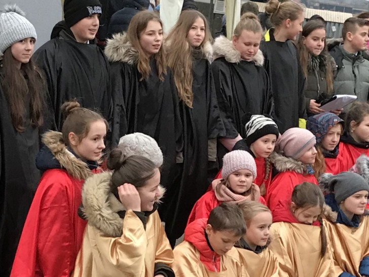 Polnische Kinder singen die Europahymne auf Deutsch. Fotos: CDU Stadtverband Seesen