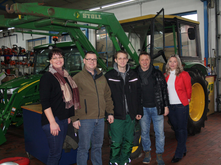 Nicole Rudbach, Martin Schuhmann, Marcel Bendlin, Karsten Scholten und Sandra Heinath Foto: Agentur für Arbeit Helmstedt