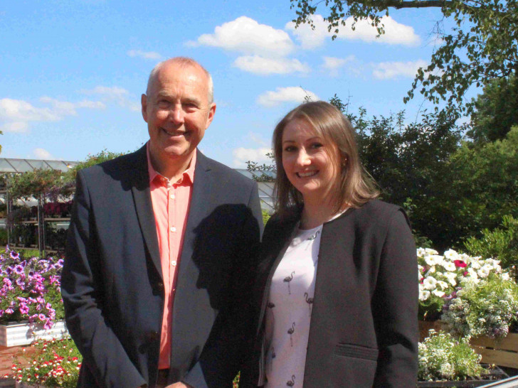 Alte und neue Leitung der Lukas-Werk Fachambulanz Helmstedt: Johannes Benedde und Liesa Venikov. Foto: Evangelische Stiftung Neuerkerode