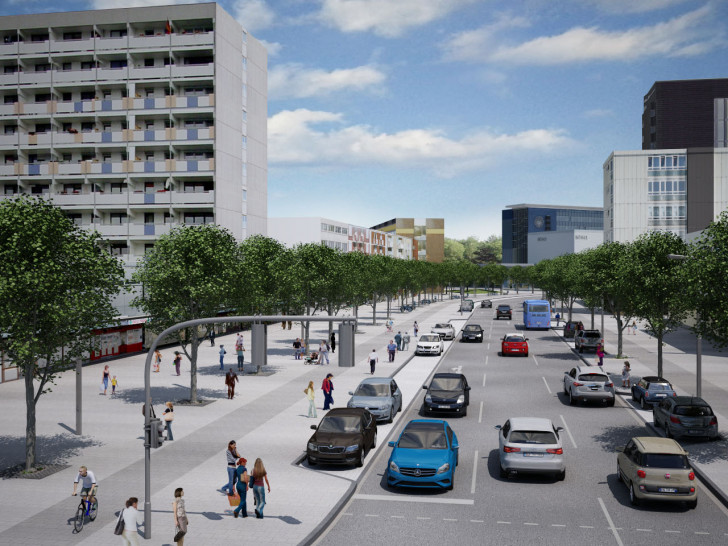 Projekt "Umbau Albert-Schweitzer-Straße". Foto: Stadt Salzgitter