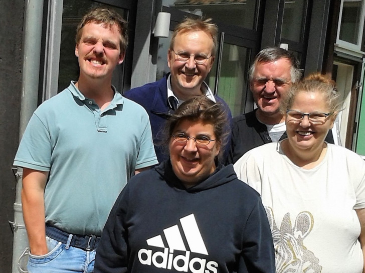 Die Besuchergruppe der Lebenshilfe Goslar mit Organisator Jürgen Niebuhr (2. v. l.) im Gärtnermuseum. Foto: Museum
