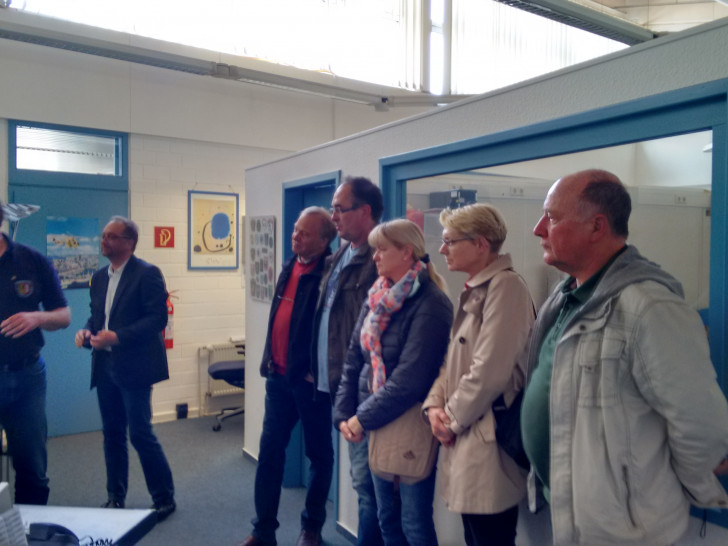 Die WGL stattete der Feuerwehreinsatz- und Rettungsleitstelle einen Besuch ab. Foto: Privat