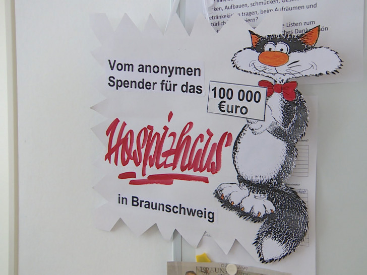 Das Braunschweiger Hospiz bekam eine "Wundertüte" mit 100.000 Euro für ihre Arbeit. Fotos: aktuell24