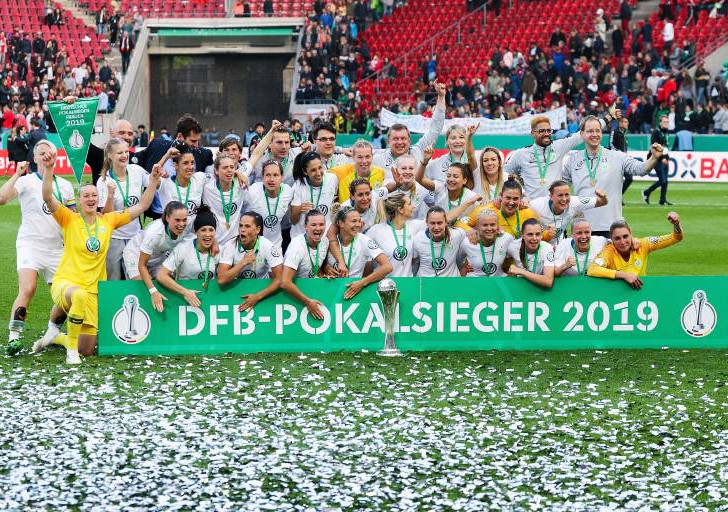 5. Finalsieg in Folge für die Frauen des VfL Wolfsburg. Foto: imago/Scheiber