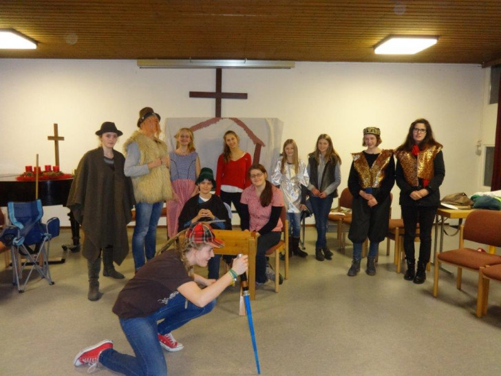 Am Samstag, den 19. Dezember ist es soweit. Das diesjährige Jugendkrippenspiel der Ev. Jugend St. Lukas Querum wird aufgeführt. Foto: privat