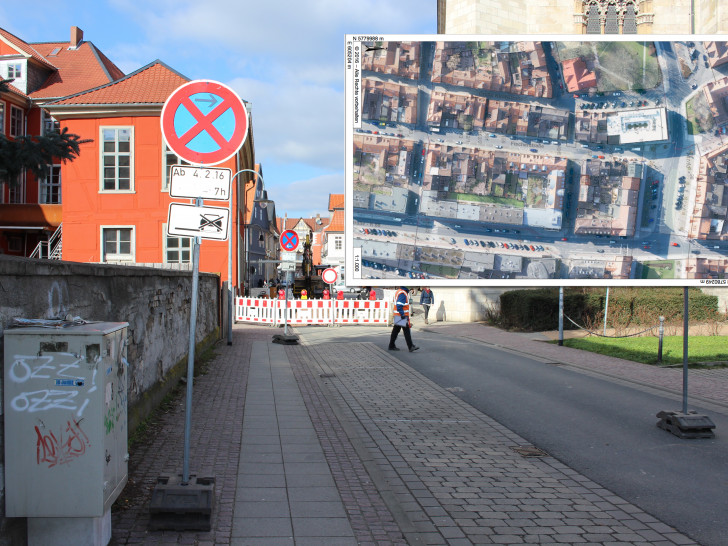 Die Verwaltung der Stadt Wolfenbüttel schlägt vor, die aktuelle Verkehrsführung und die Sperrung der Kleinen Kirchstraße beizubehalten. Foto: Stadt Wolfenbüttel/Archiv