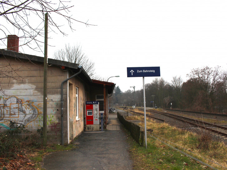 Von einem Bahnhof nach heutigen Standards ist der Bahnhof Gliesmarode weit entfernt. Foto: Archiv/Sina Rühland