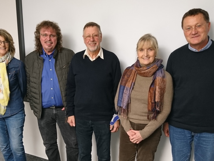 Doris Holletzek, Frank Miska, Ulrich Leidecker, Elke Streckfuß und Michael Letter. Foto: SPD