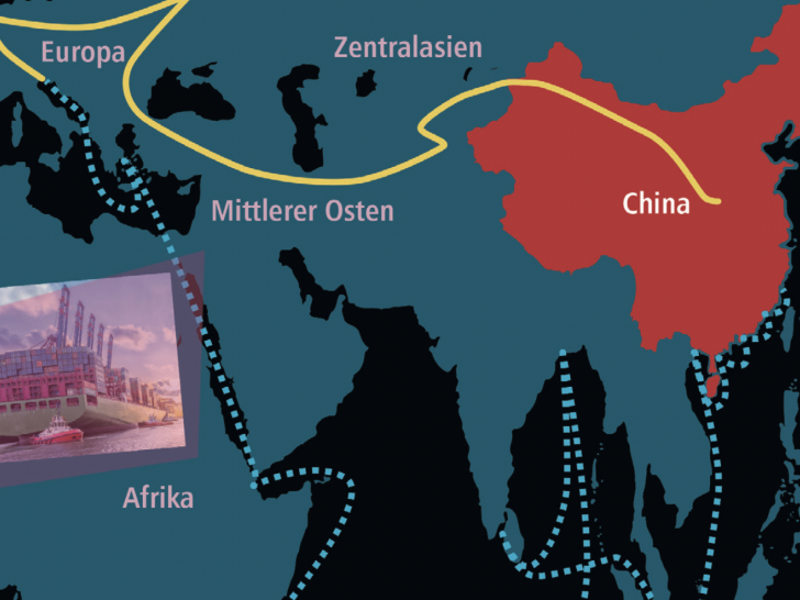 Die Auftaktveranstaltung  „China connected: Die ‚Neue Seidenstraße‘ als Handelsweg der Zukunft“ beschäftigt sich mit China und seinen seit 2013 im Aufbau begriffenen Infrastrukturplan „One Belt, One Road“. Bild: Bildungsvereinigung ARBEIT UND LEBEN