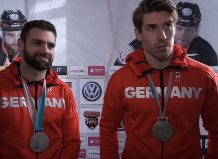 Gerrit Fauser und Björn Krupp, hier im Gespräch mit regionalSport.de, wurden erneut in die Nationalmannschaft berufen. Foto: Jens Bartels