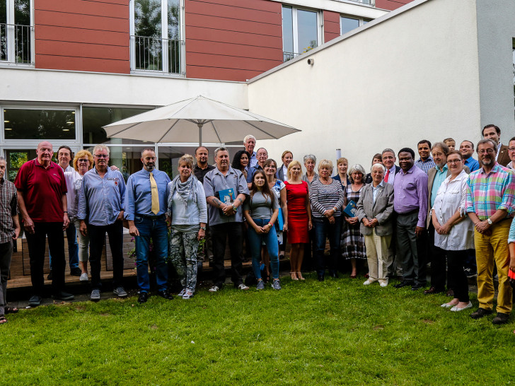 Im Jugengästehaus wurden die Neubürger von Bürgermeister Pink begrüßt. Foto: Stadt Wolfenbüttel/RAE