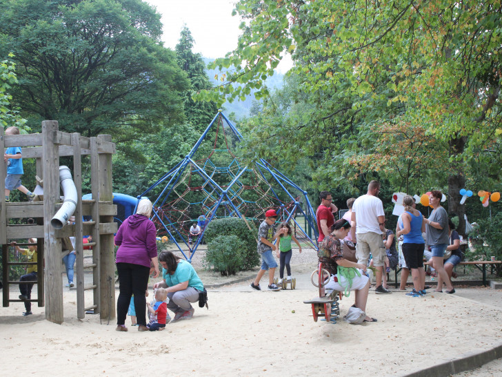 Auf dem Spielplatz am Stadtpark in Oker fand am Freitag das CDU-Kinderfest statt. Fotos: Anke Donner 
