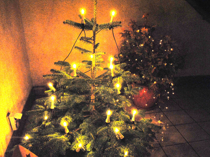 Weihnachtskerzen und -bäume sollte man gut beaufsichtigen. Symbolfoto: Marc Angerstein