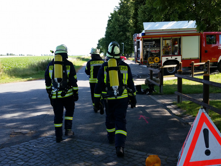 Die Freiwillige Feuerwehr Groß Flöthe im 24-Stunden Einsatz. Foto: Privat