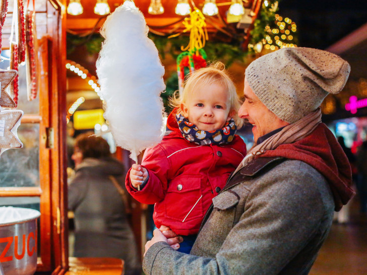 Auf dem Wolfsburger Weihnachtsmarkt wird einiges für Kinder geboten. Foto: WMG