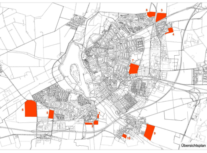 Hier befinden sich die geprüften Standorte. Karte: Stadt Salzgitter