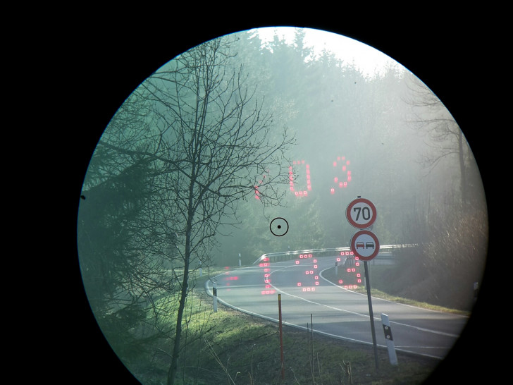 Rekordwert von 133 km/h bei erlaubten 70 km/h. Foto: Polizei Goslar