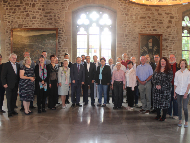 21 Bürgermeister aus ganz Deutschland nahmen am Mittwoch an der Jahresversammlung der Mayor Peace in Braunschweig teil. Fotos: Anke Donner 
