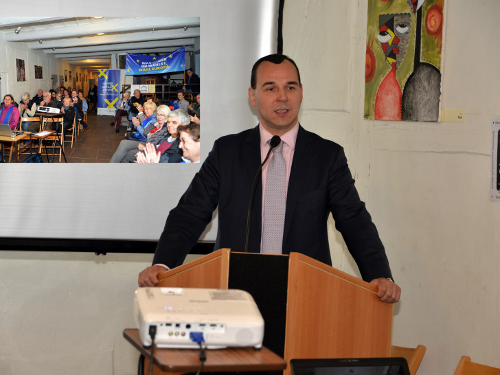 Der Frankfurter Finanzexperte Glöckler zu Gast in Goslar. Foto: Pulse of Europe