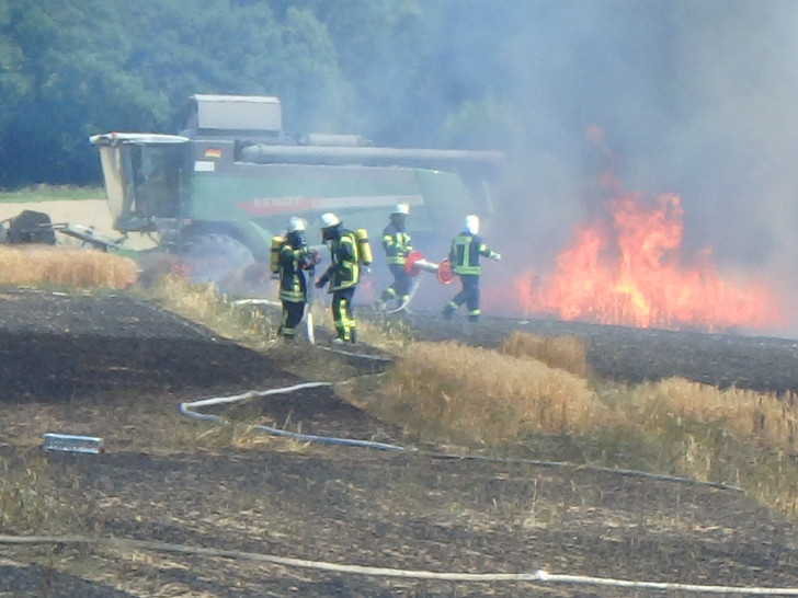 Tobias Breske von der Freiwilligen Feuerwehr Sickte wirbt für mehr Mitglieder. Foto: Breske