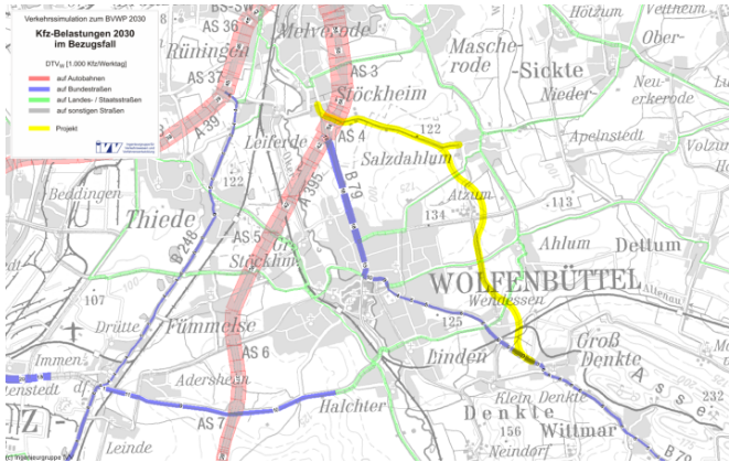 Östliche Umgehungsstraße um Wolfenbüttel, Foto: BMVI