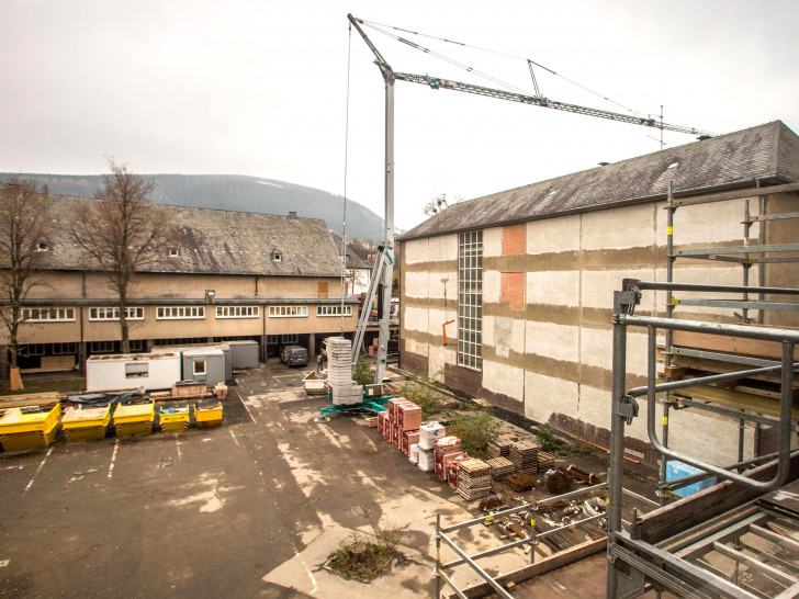 Am Tag der Städtebauförderung gibt es interessante Einblicke in die Baustelle Kulturmarktplatz. Foto: Stadt Goslar