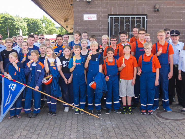 Zur Belohnung gab es für alle ein Eis. Foto: Gemeinde Lehre