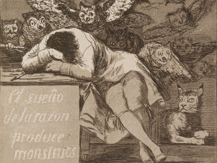 El sueño de la razón produce monstruos (Der Schlaf der Vernunft gebiert Ungeheuer), Foto: C. Cordes, Herzog Anton Ulrich-Museum