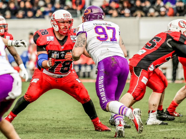 Benhur Ayra (Nr. 78) verstärkt die New Yorker Lions. Foto: Sarah Phillip