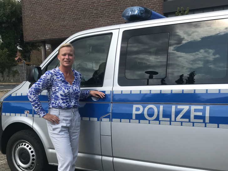 Dunja Kreiser zu Besuch bei der Polizei Cremlingen. Foto: SPD